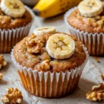 gluten free banana nut muffins fresh baked
