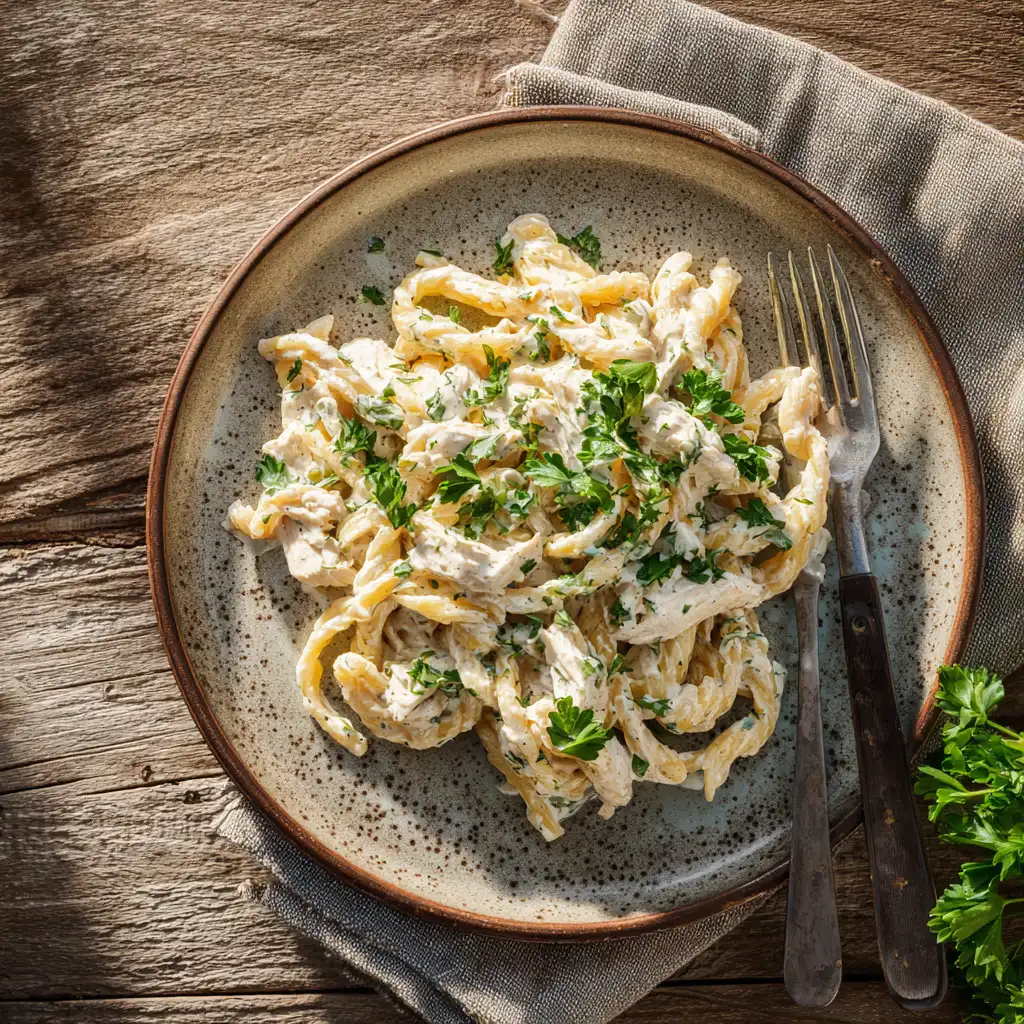 chicken alfredo calories creamy pasta