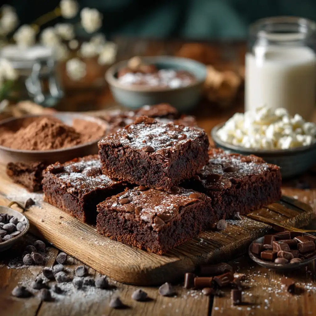 cottage cheese brownies.