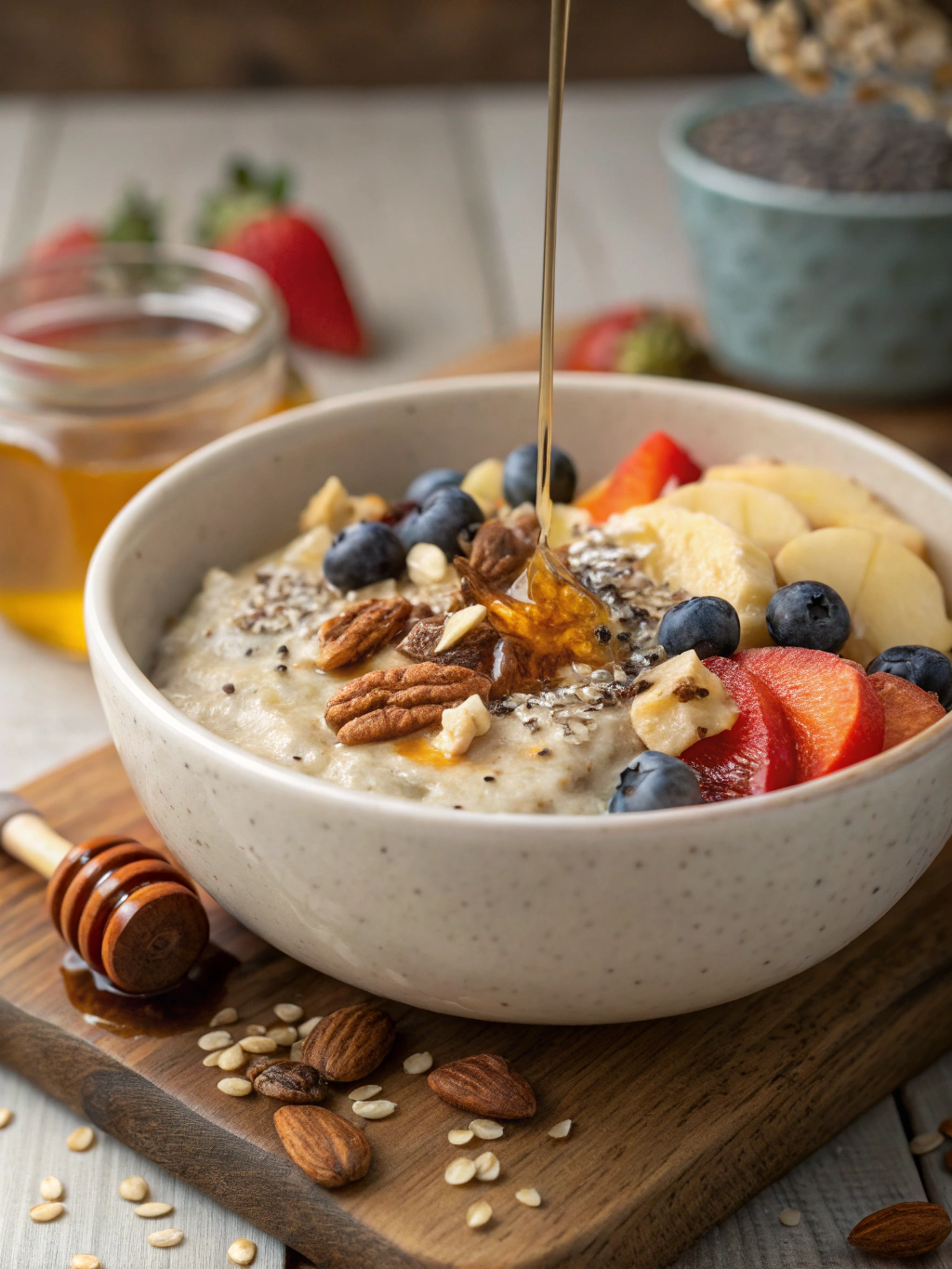 High protein overnight oats reatured