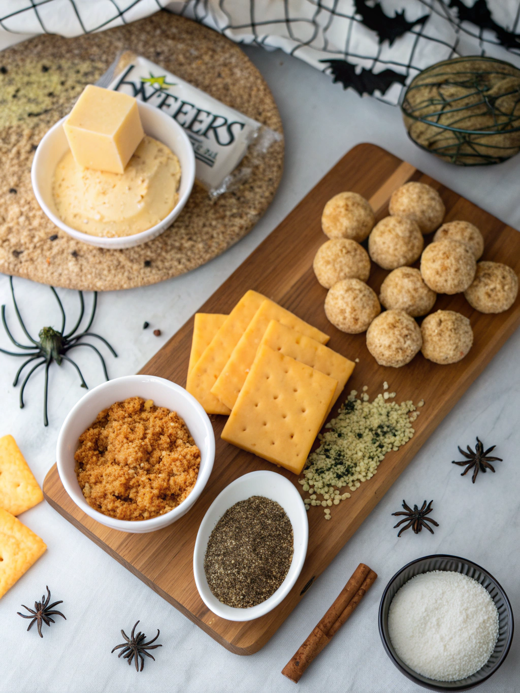 Creepy Cheese Balls ingredients