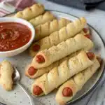 Witch Finger Breadsticks with Marinara Dipserving