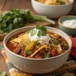 Mexican‑Style Lasagna Soup