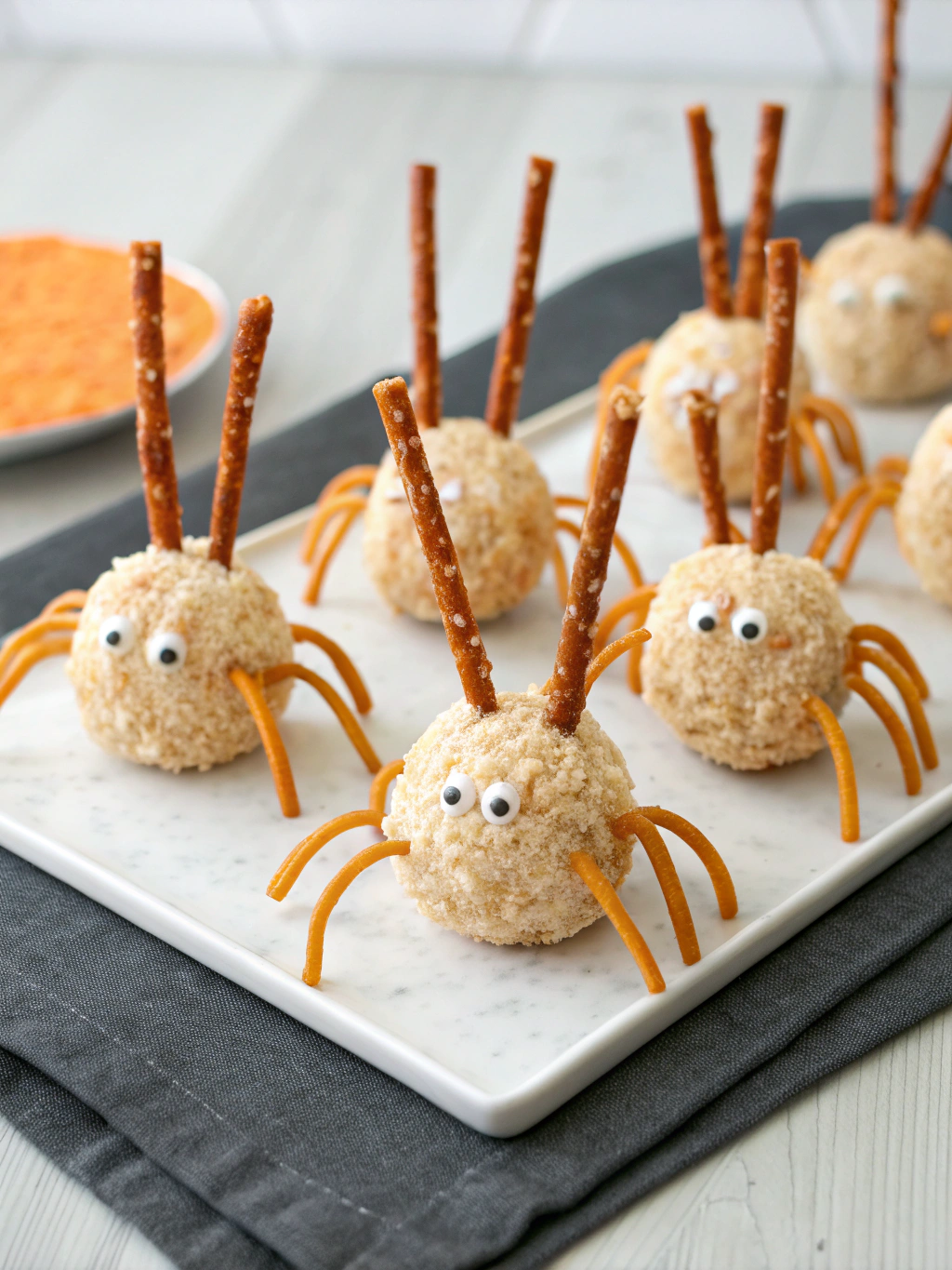 Serving suggestions for spooky Halloween snacks Serving spooky Halloween finger foods for parties