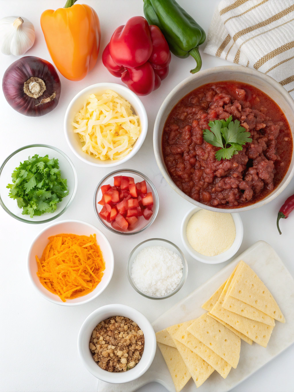 Mexican‑Style Lasagna Soup ingredients