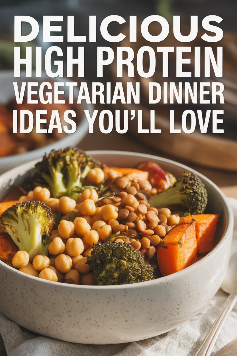 Delicious High Protein Vegetarian Dinner Ideas You'll Love