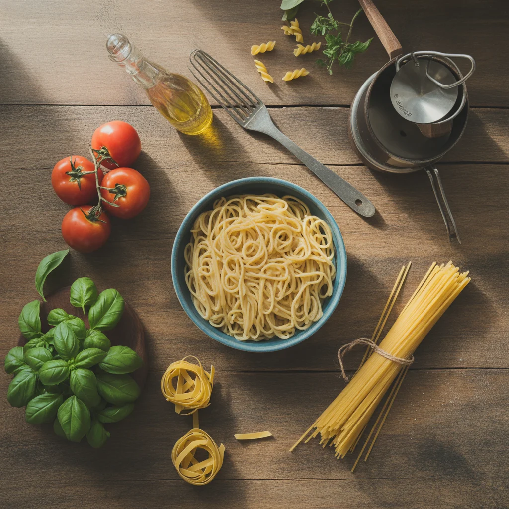 High protein pasta dinner