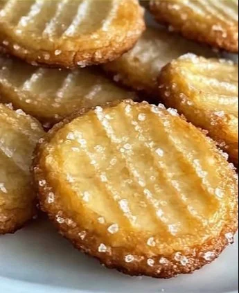 Delicious French salted butter cookies on a plate
