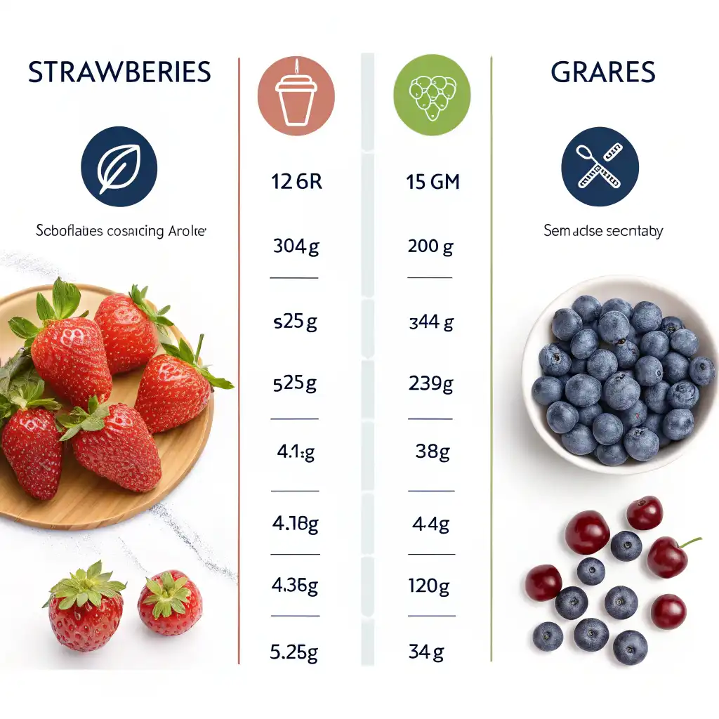 Comparison of strawberry chia jam and traditional jam with added sugar (Chia Seeds and Strawberries)