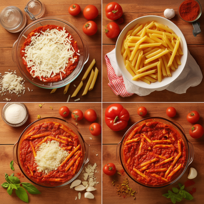 Baked Ziti with Ricotta and Mozzarella