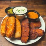 Chili's Triple Dipper with Nashville Hot Mozzarella Sticks, Honey Chipotle Tenders, and Big Mouth Bites
