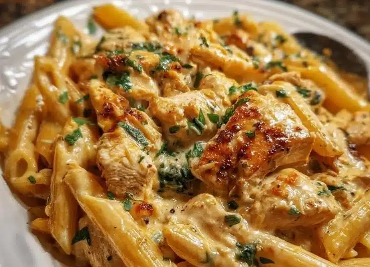 Creamy Cajun Chicken Penne Pasta