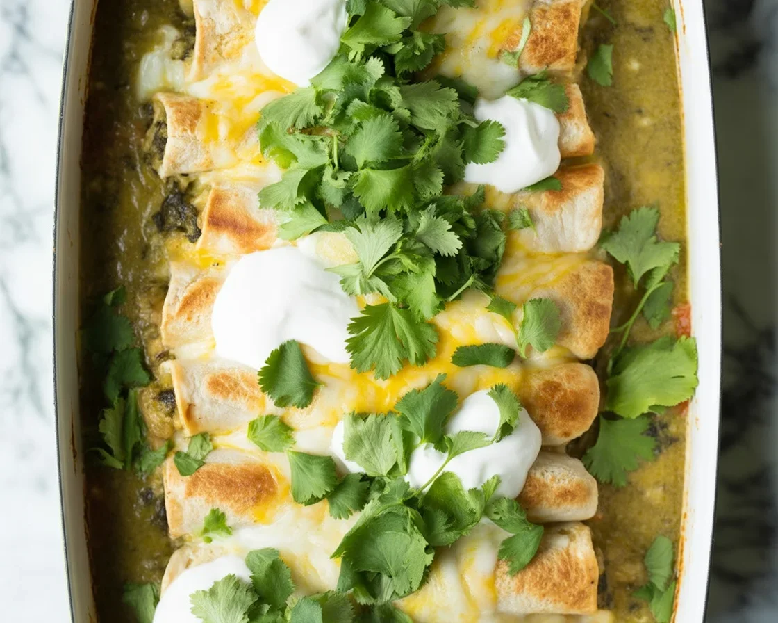 Delicious Salsa Verde Chicken Enchiladas You’ll Love!
