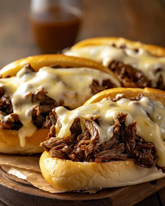 Gordon Ramsay's cheesesteak sloppy joes served on a plate with toppings