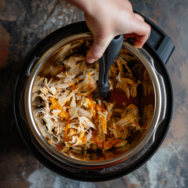 Crockpot Buffalo Chicken Dip