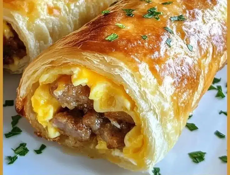 sausage egg and cheese breakfast roll ups