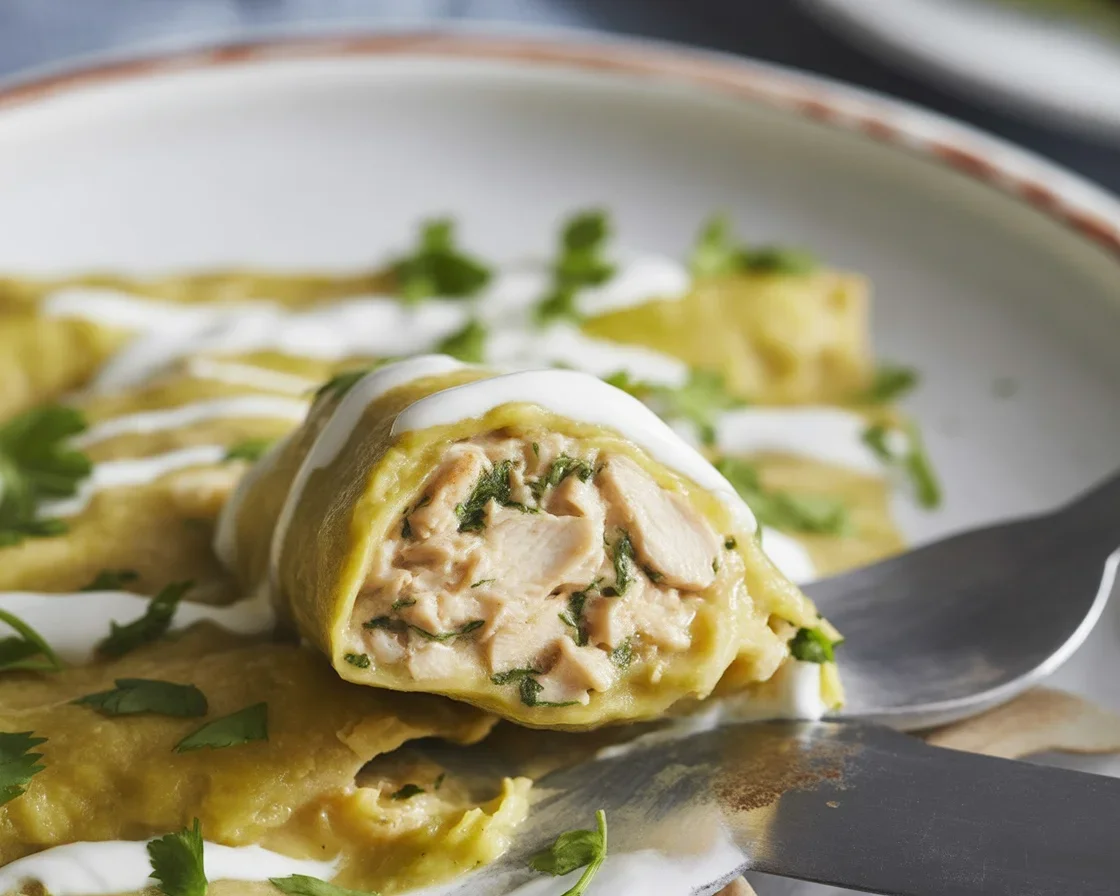 Savor the Flavor: Chicken Enchiladas with Green Sauce Recipe