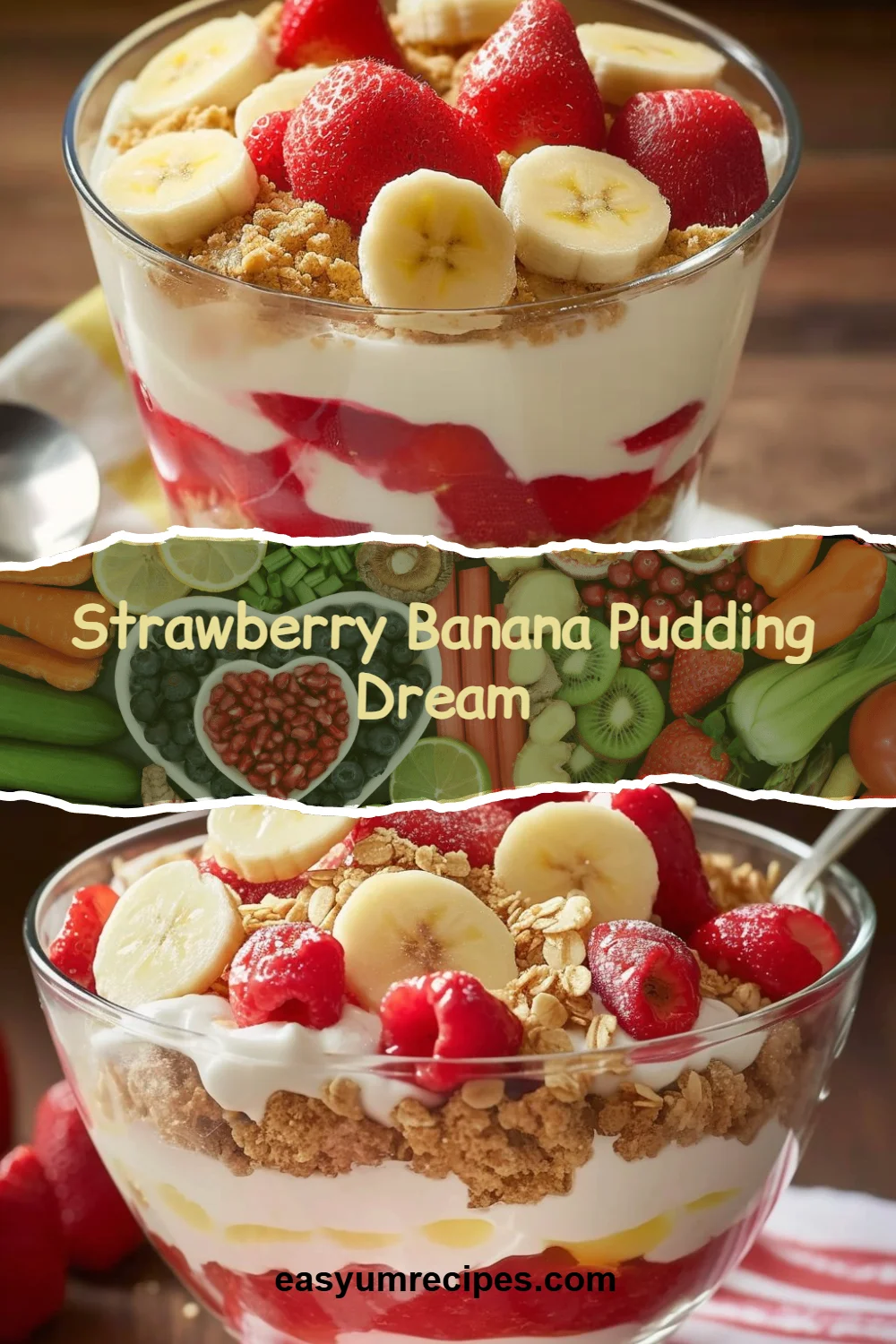 Strawberry Banana Pudding Dream