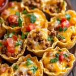 Delicious Taco Ranch Bites ready to be enjoyed as a snack or party appetizer