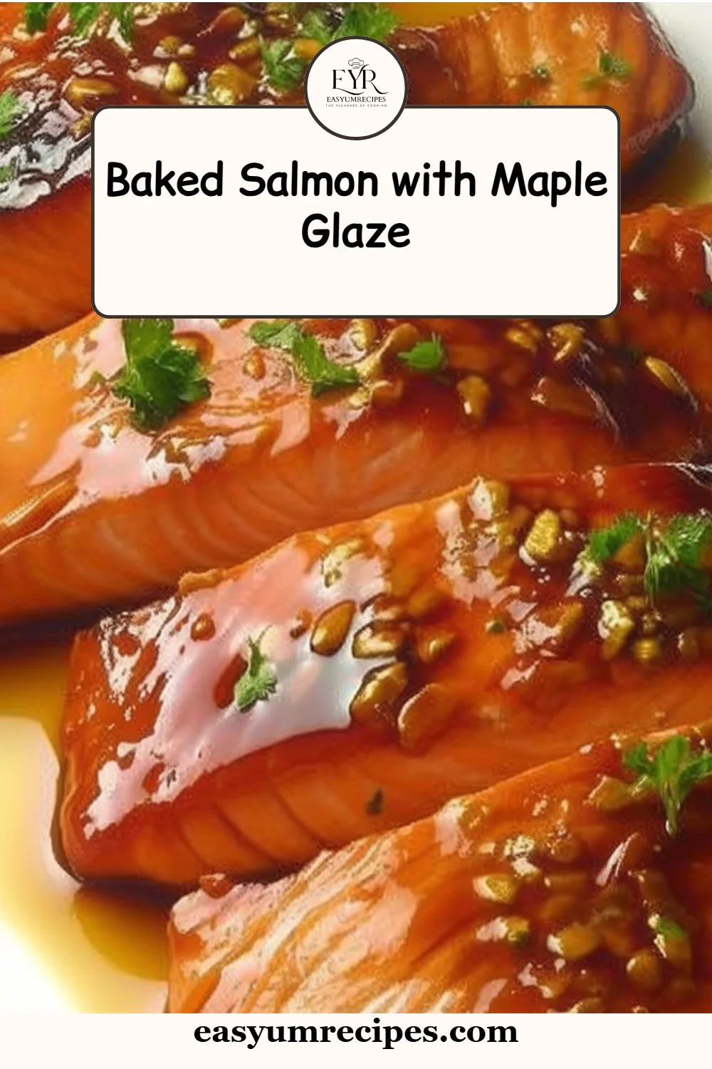 Baked Salmon with Maple Glaze