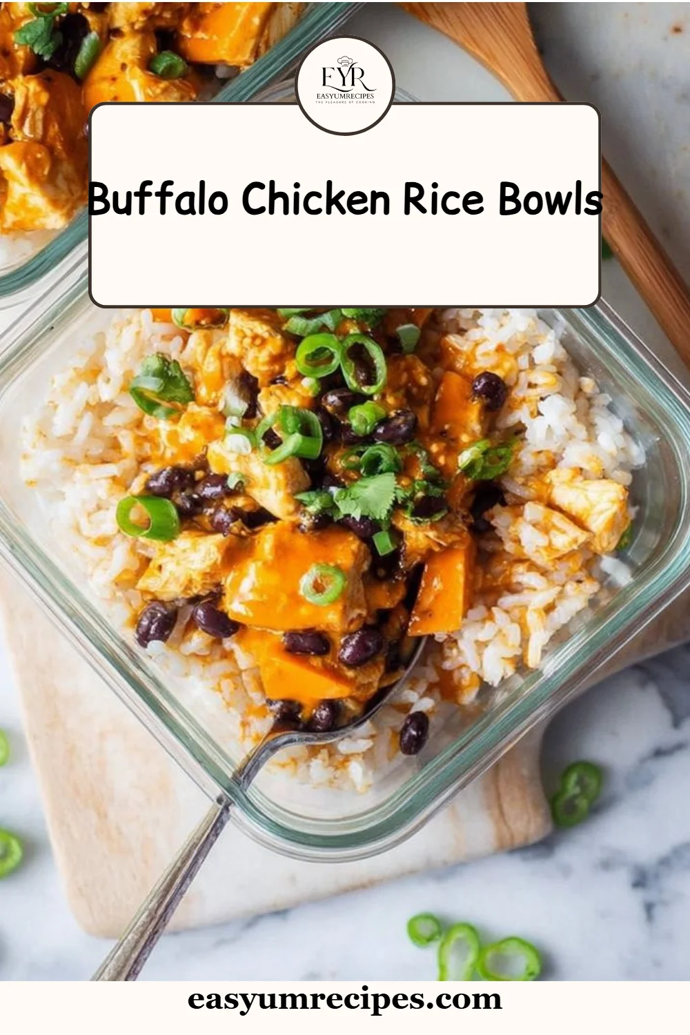 Buffalo Chicken Rice Bowls