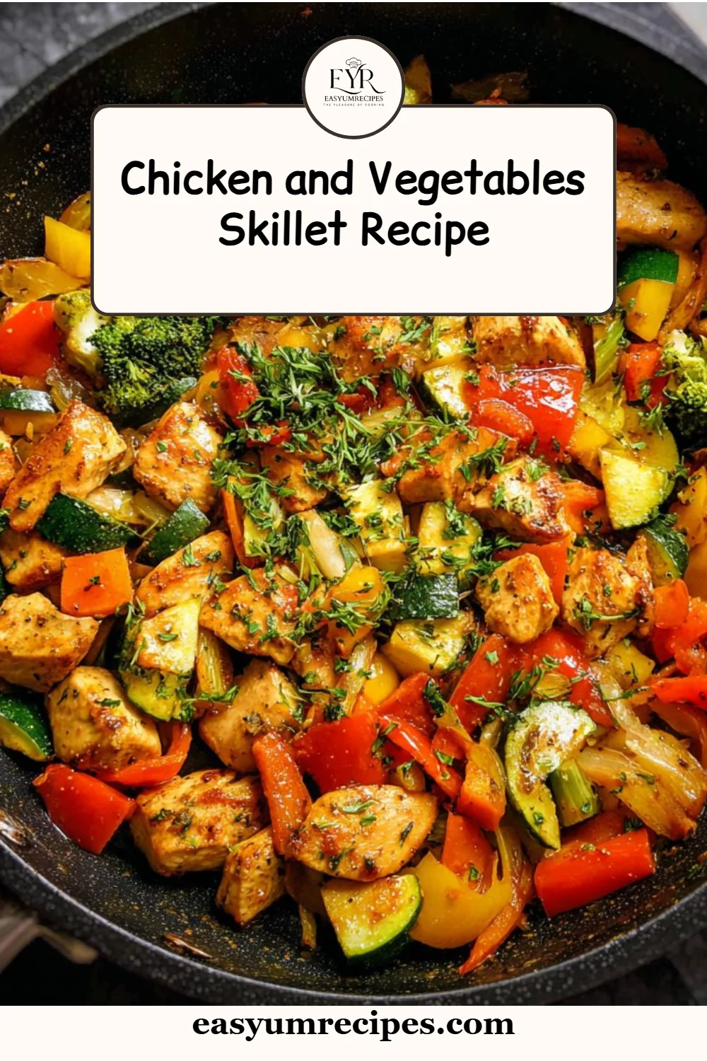 Chicken and Vegetables Skillet Recipe