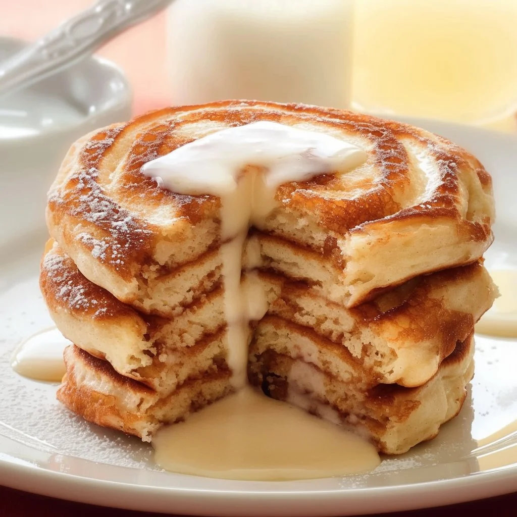 Cinnamon Roll Pancakes