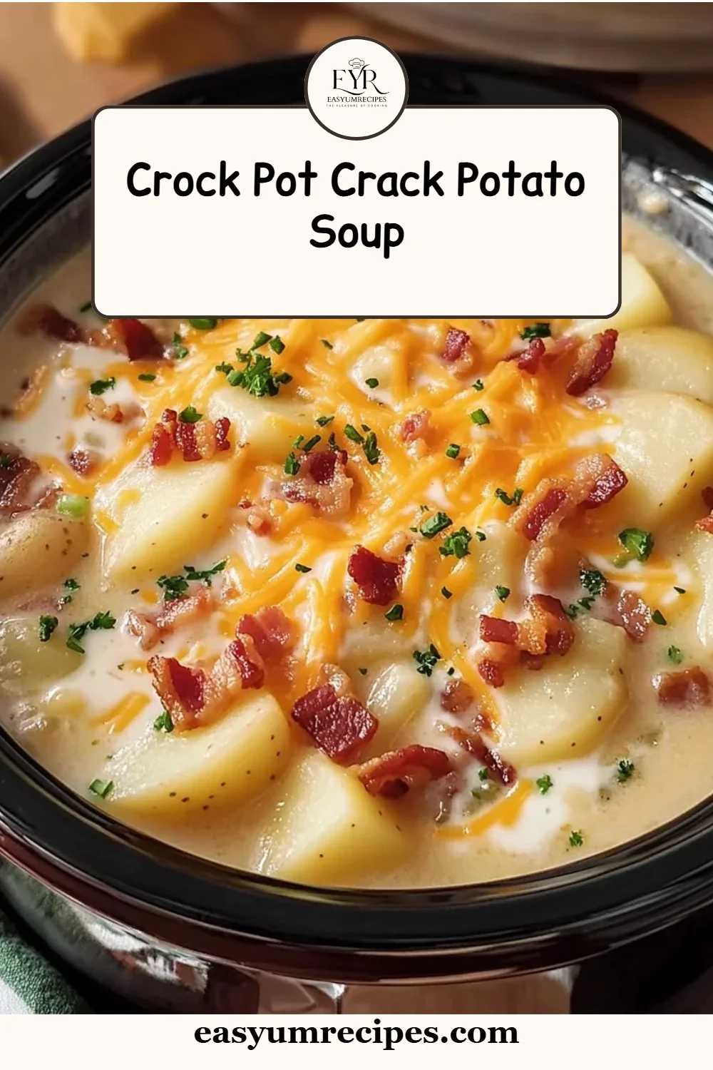 Crock Pot Crack Potato Soup