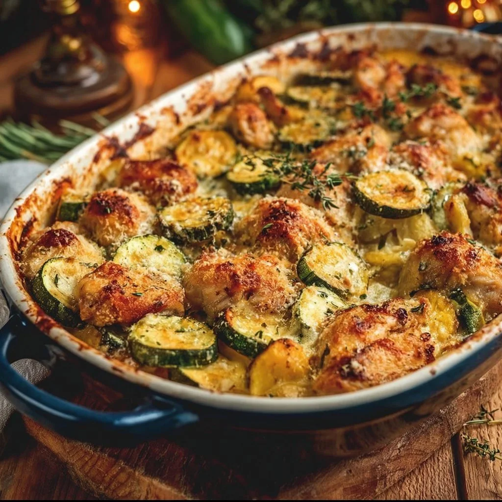 Easy Chicken Zucchini Bake