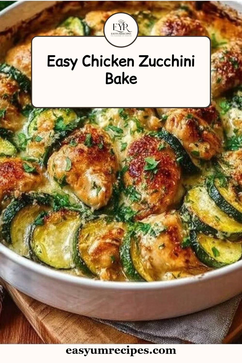 Easy Chicken Zucchini Bake
