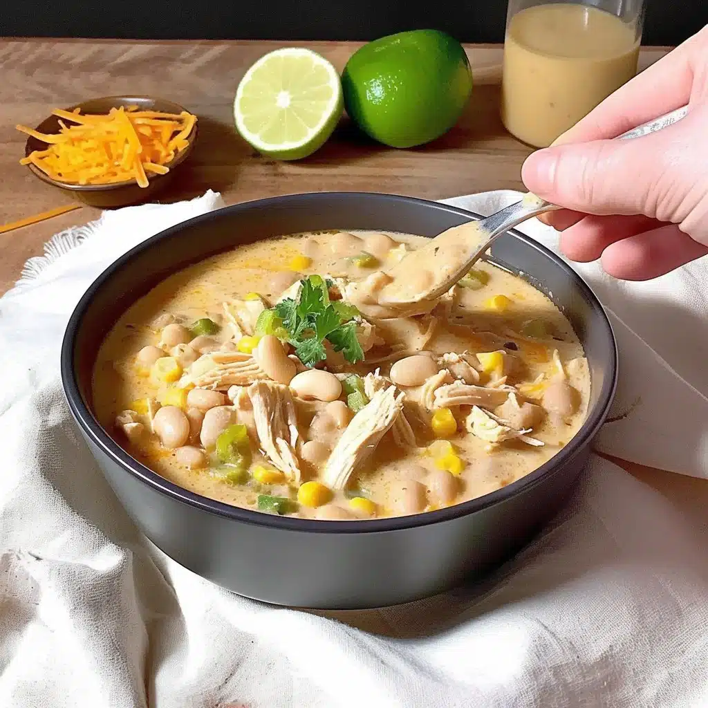 Easy Creamy White Chicken Chili
