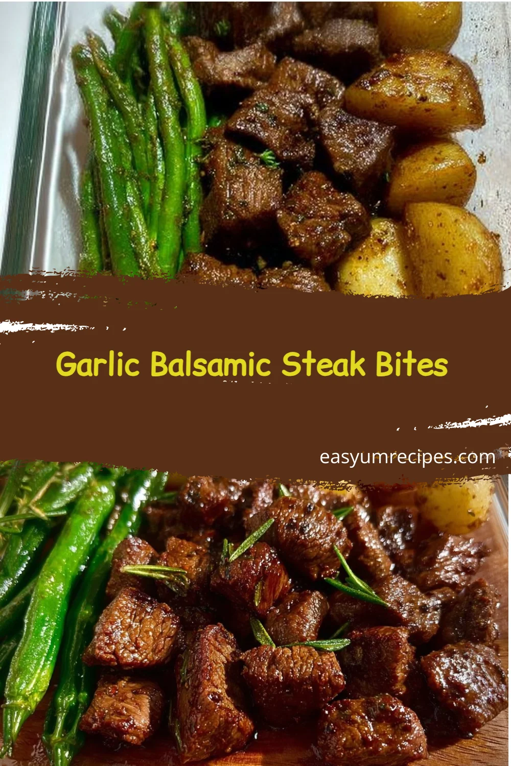 Garlic Balsamic Steak Bites