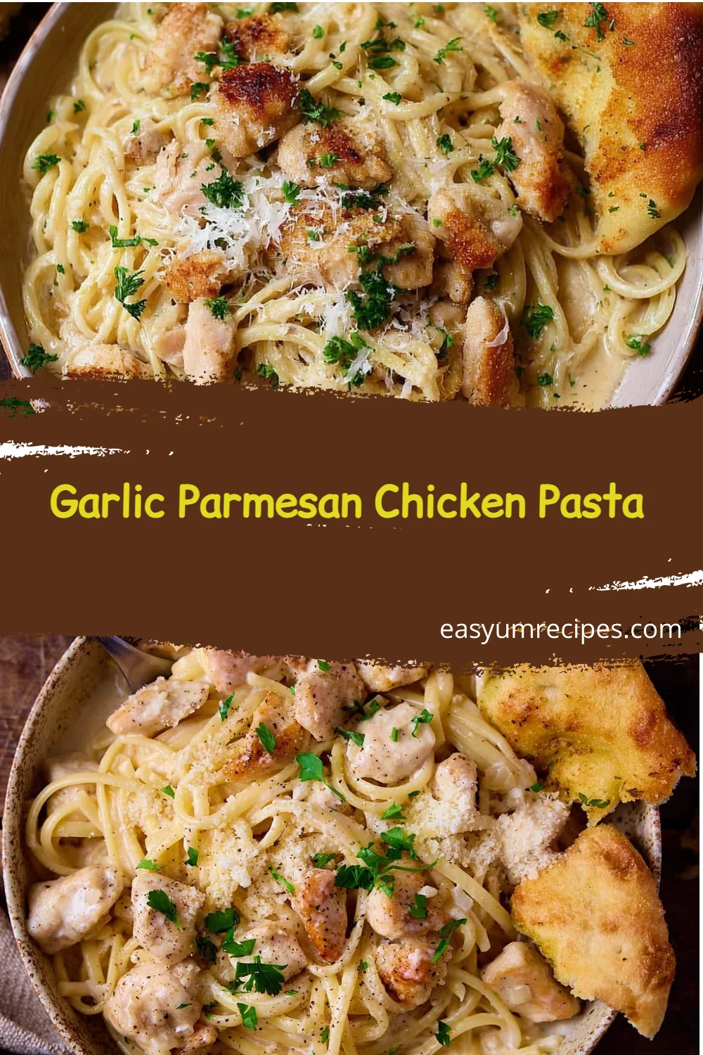 Garlic Parmesan Chicken Pasta