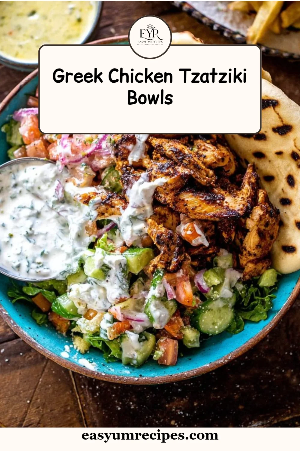 Greek Chicken Tzatziki Bowls