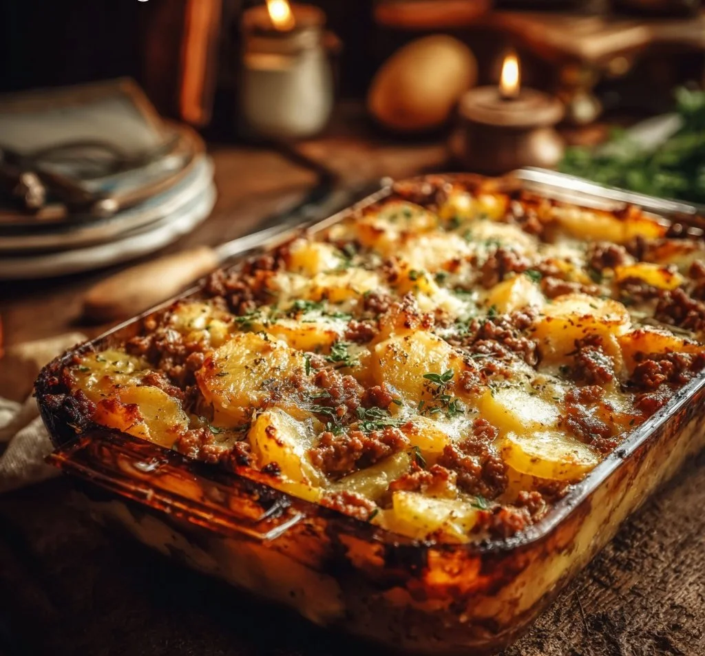 Hamburger Potato Casserole