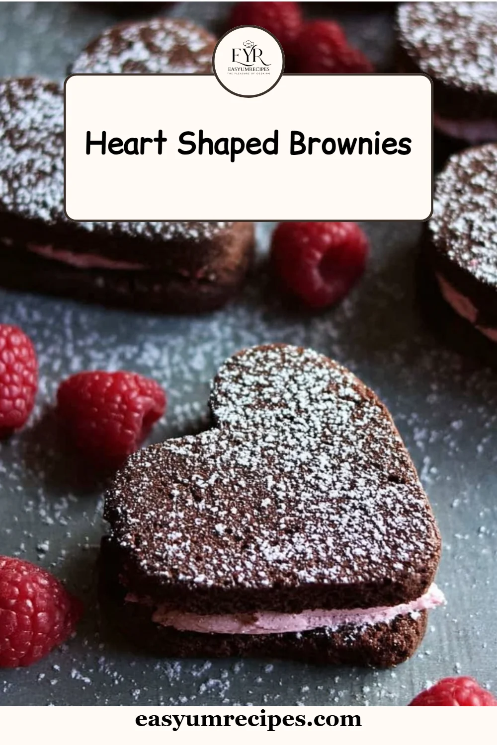 Heart Shaped Brownies