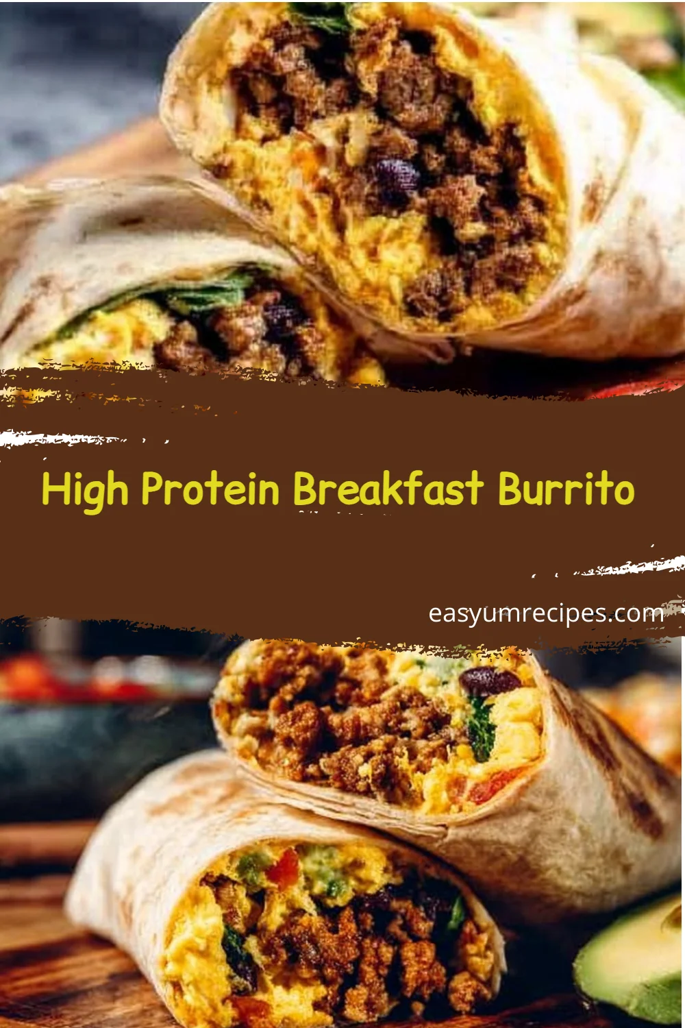 High Protein Breakfast Burrito
