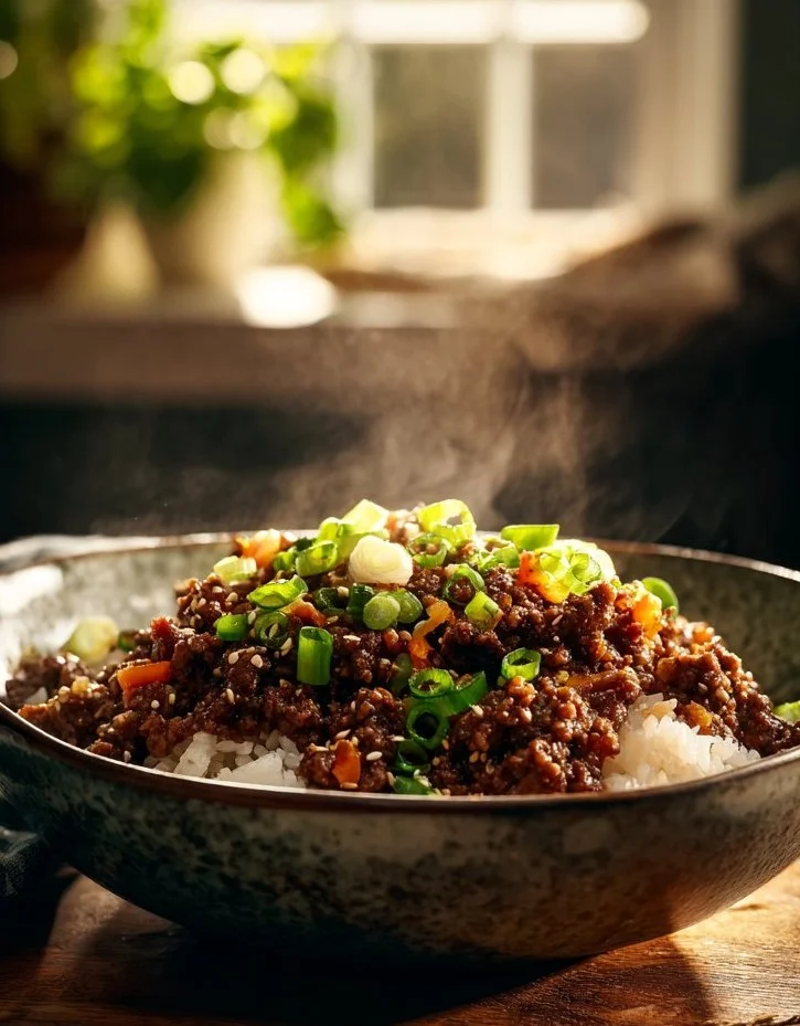 Korean Ground Beef Bowl