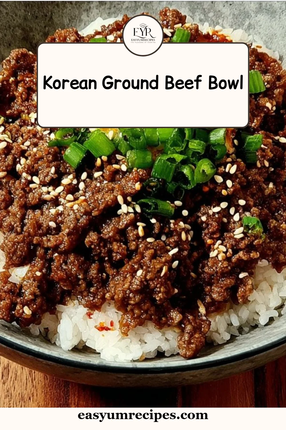 Korean Ground Beef Bowl