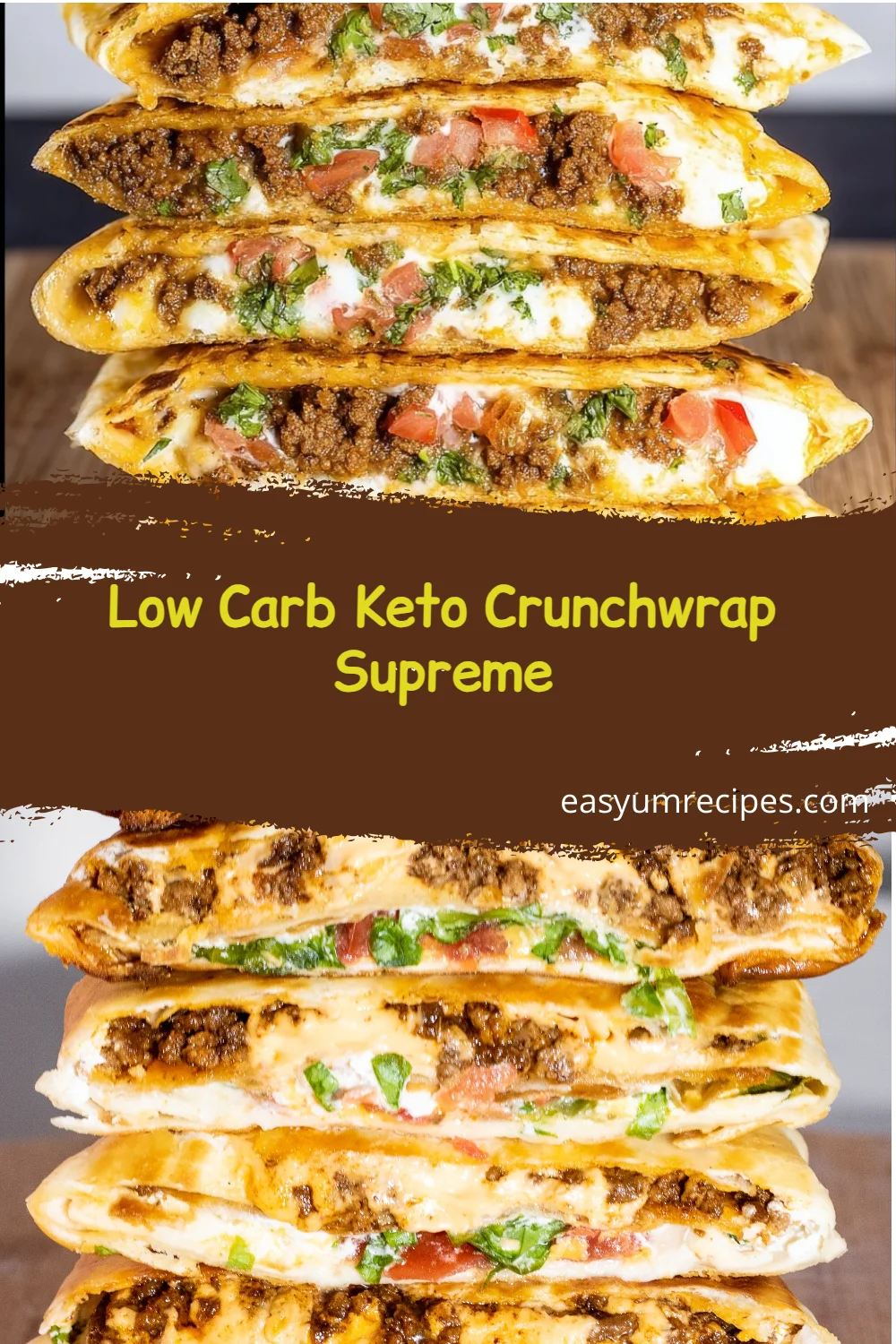 Low Carb Keto Crunchwrap Supreme