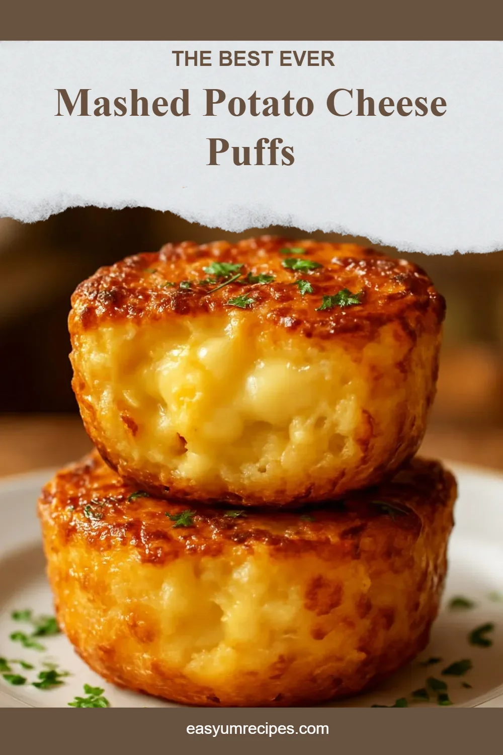 Mashed Potato Cheese Puffs