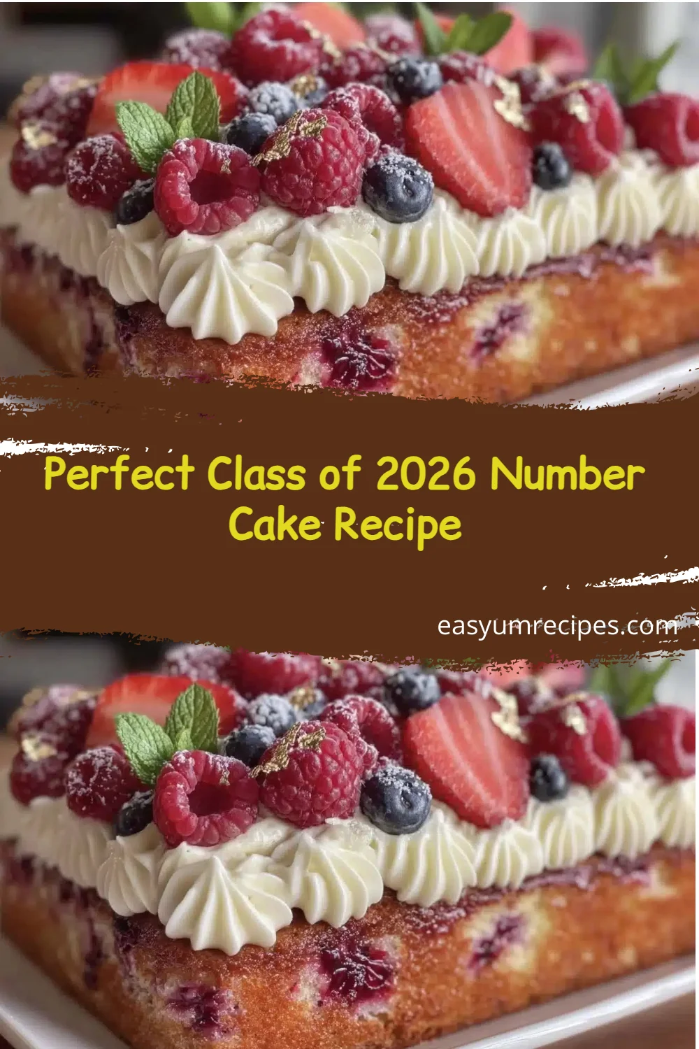 Perfect Class of 2026 Number Cake Recipe