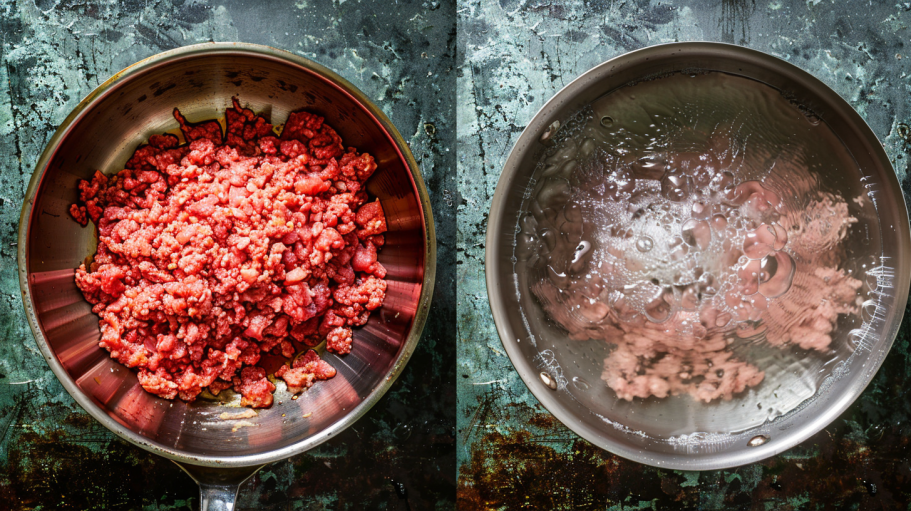 Delicious Skyline Chili served over spaghetti with cheese and onions.