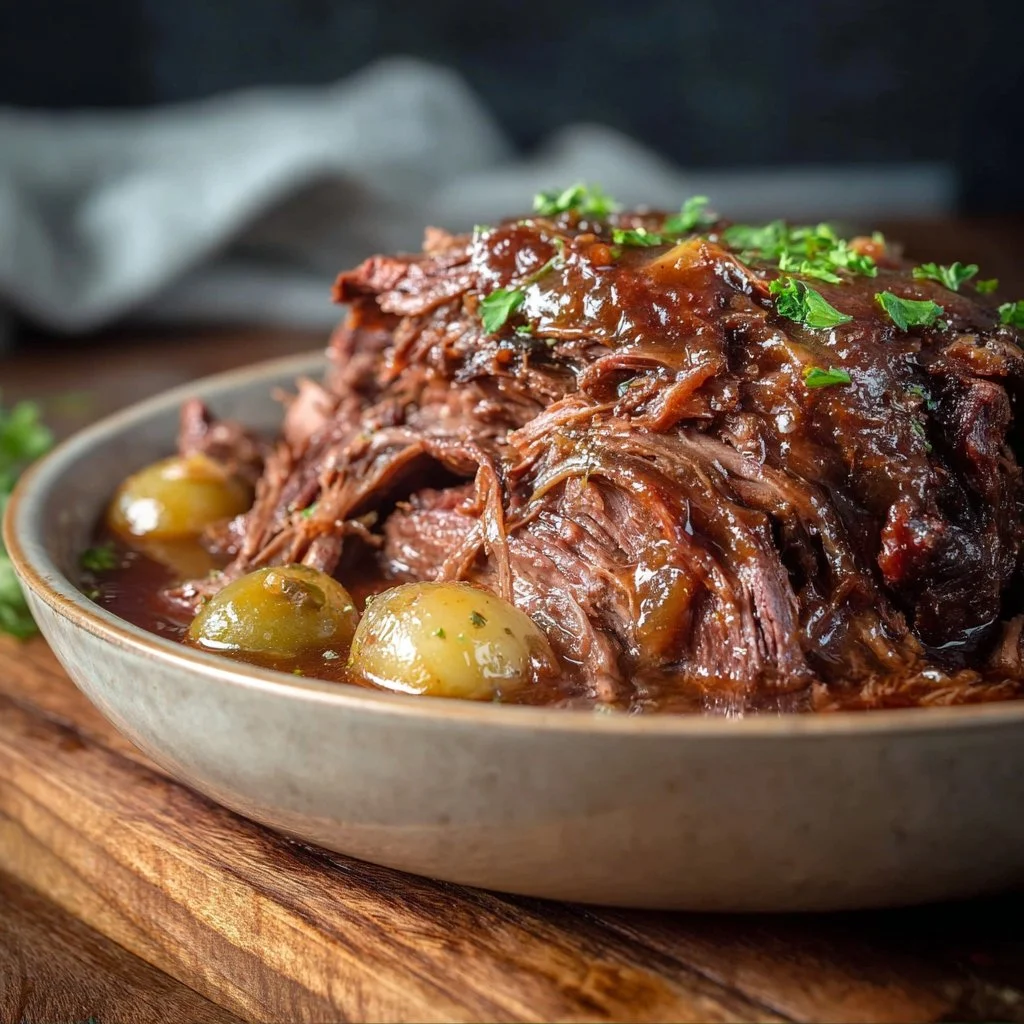 Tender Crockpot Mississippi Roast Recipe Easy Perfect Slow Cooker Dinner with Rich Savory Gravy