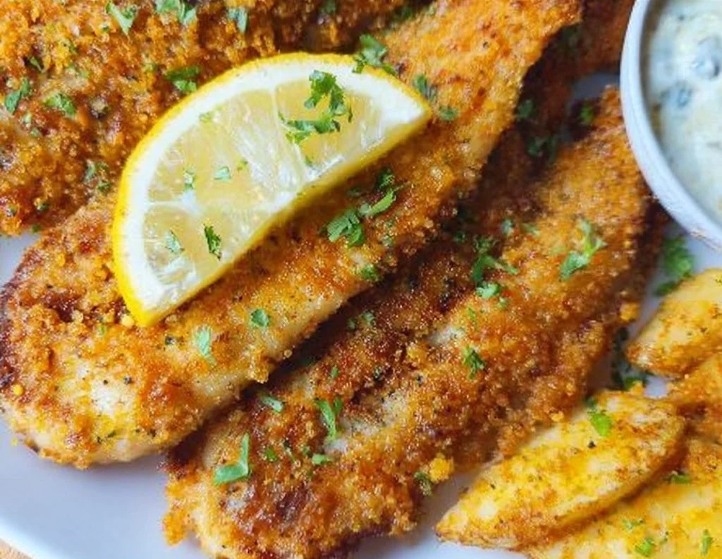 Delicious air fryer fish recipe with crispy exterior and tender inside