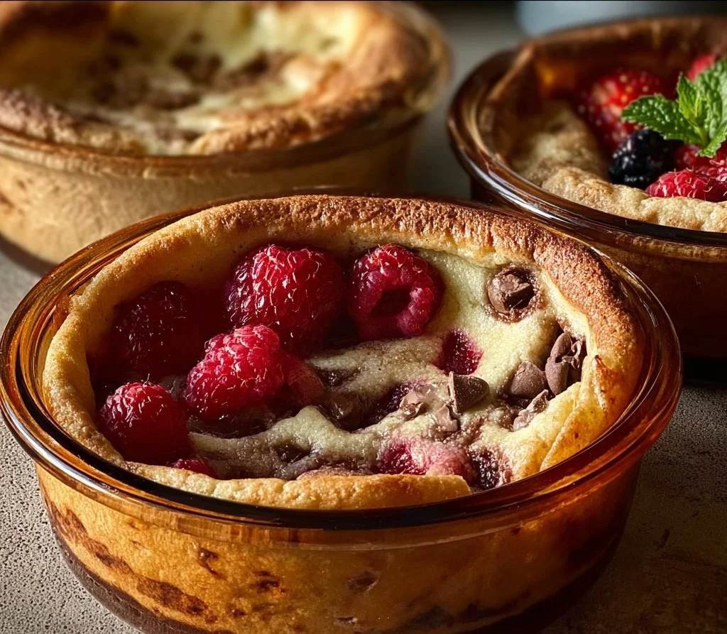 Baked Protein Pancake Bowls