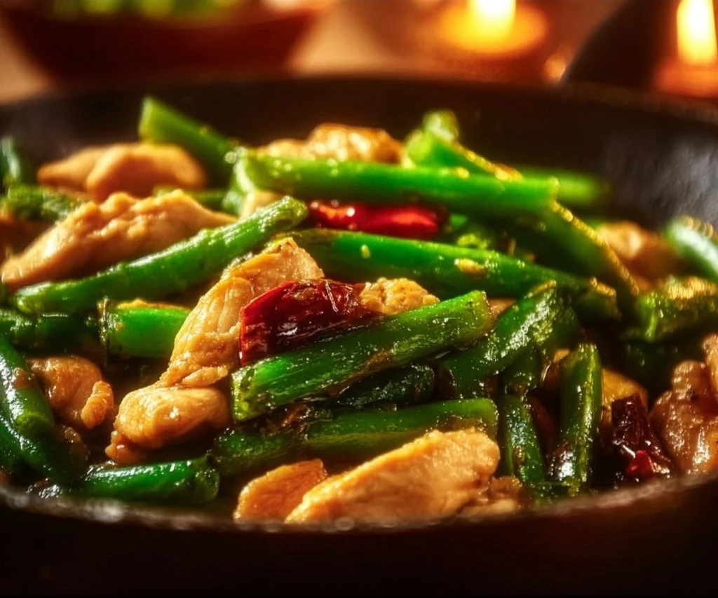 Chicken and Green Bean Stir Fry
