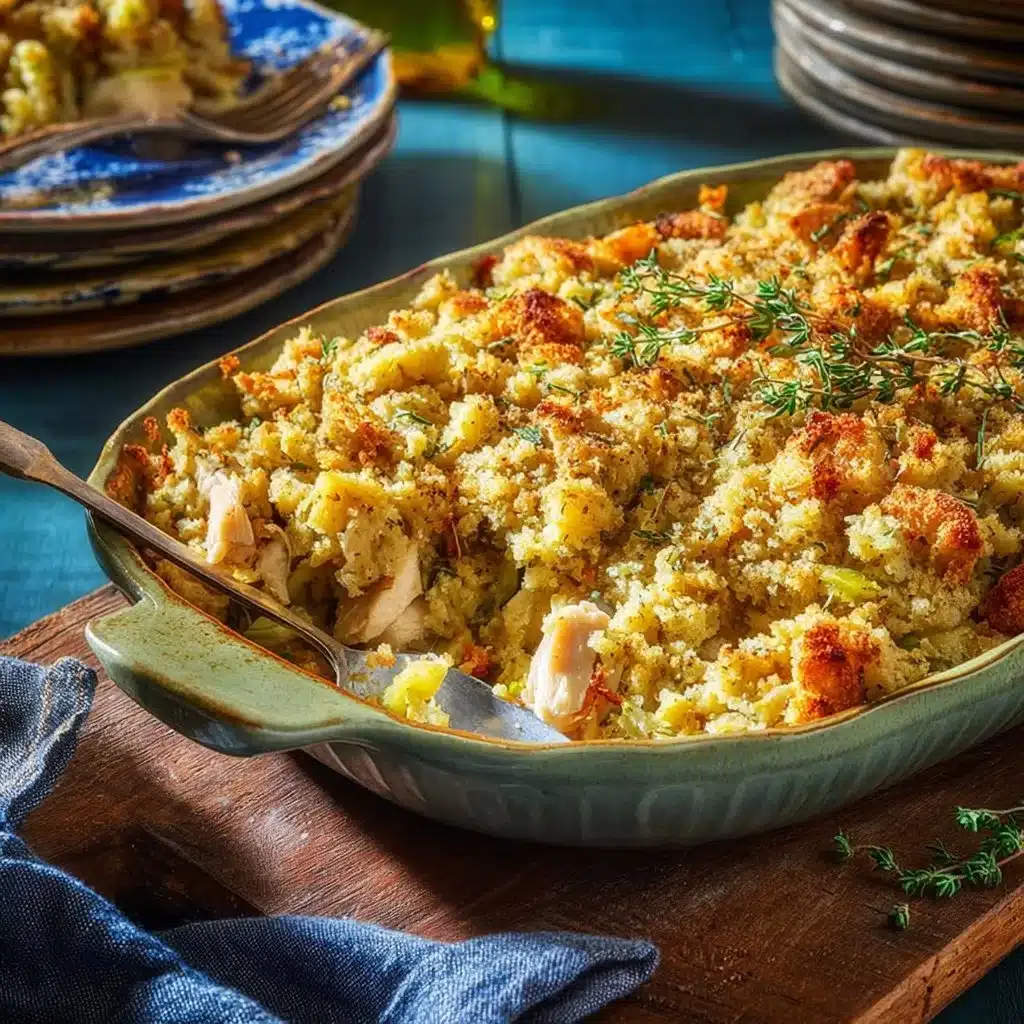 Chicken and Stuffing Casserole