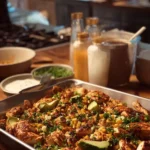 Delicious Chipotle Chicken tray for parties and meal prep