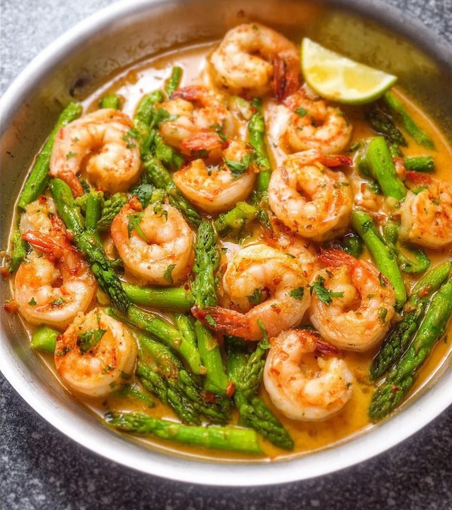 Garlic Shrimp and Asparagus